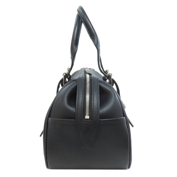 BURBERRY Leather Handbag Black Medium Crossbody Shoulder Bag - Picture 3 of 11